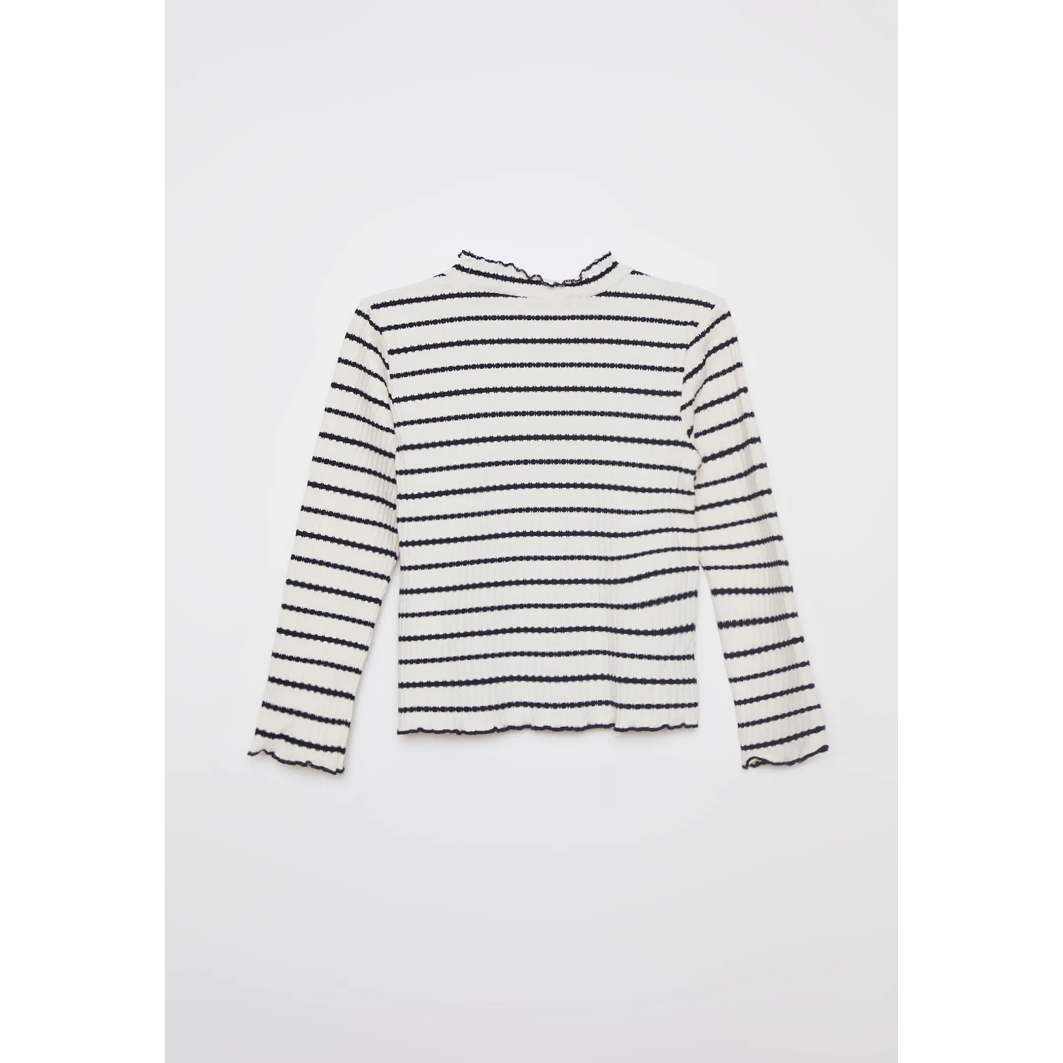 Polera Rullet Niña Blanco Familyshop 2