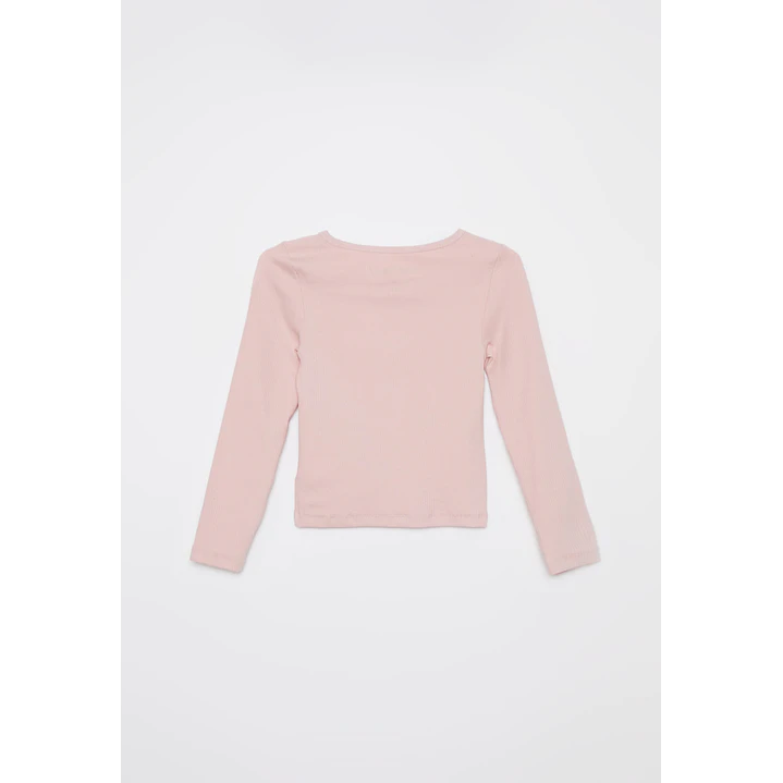 Polera Brillo Perlas Niña Rosado Familyshop 2