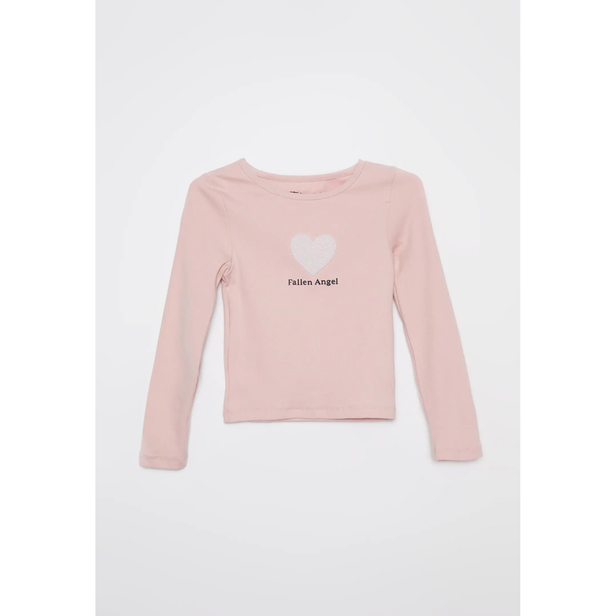 Polera Brillo Perlas Niña Rosado Familyshop 1