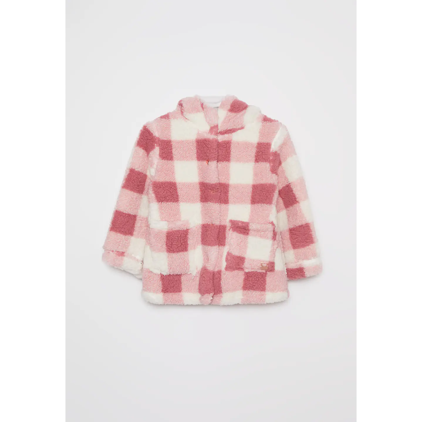 Abrigo Peludo Niña Rosado Familyshop 4