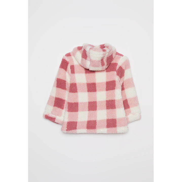 Abrigo Peludo Niña Rosado Familyshop 2