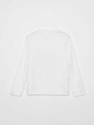 Pijama Polar Mujer Blanco Familyshop