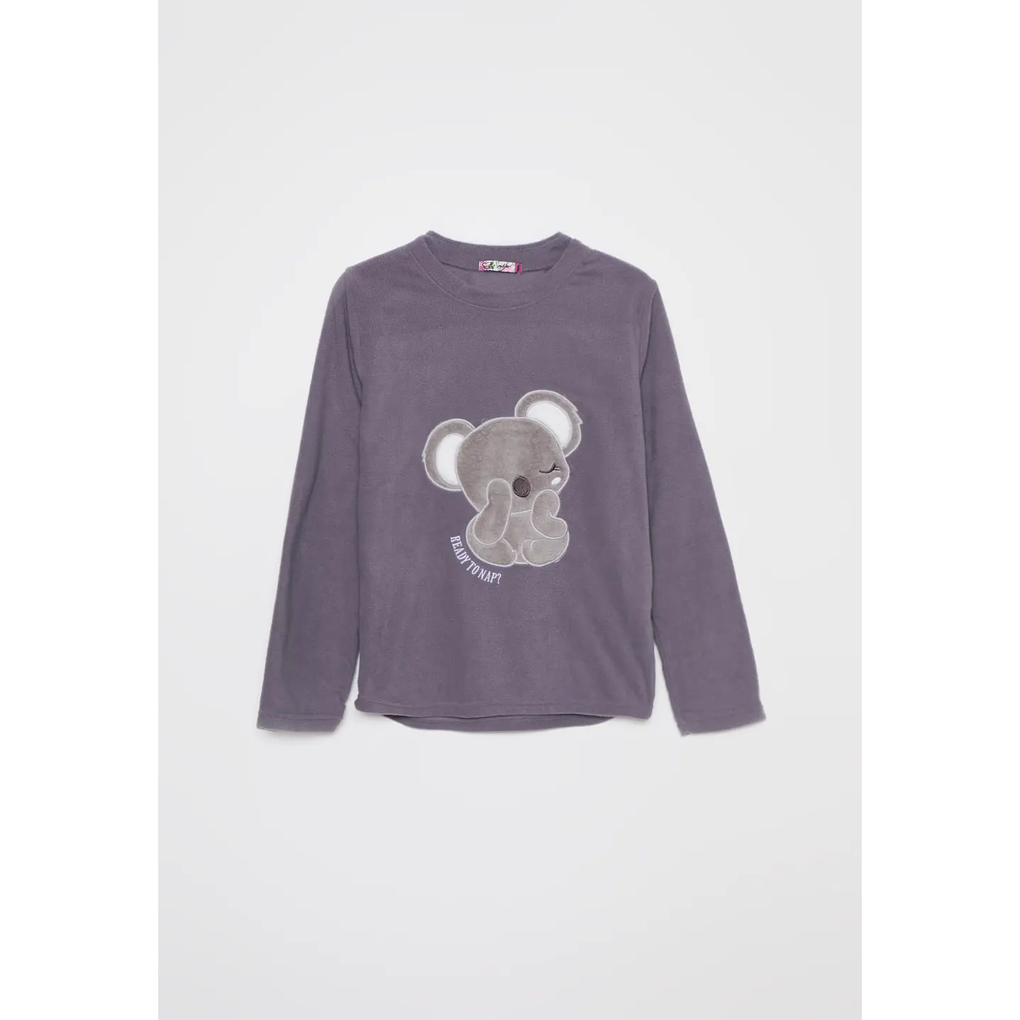 Pijama Polar Koala Mujer Gris Familyshop 5