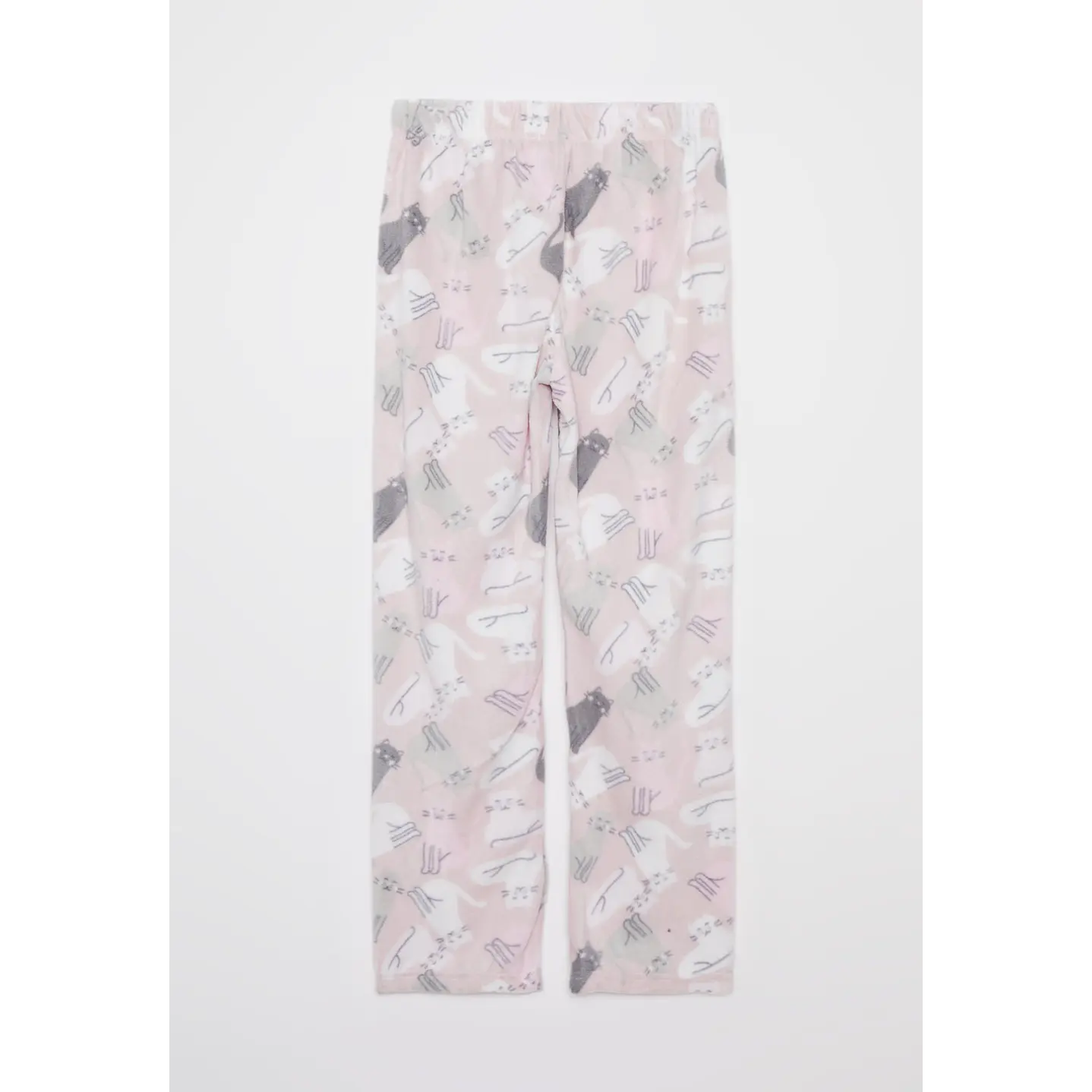 Pijama Polar Cat Mujer Rosado Familyshop 7