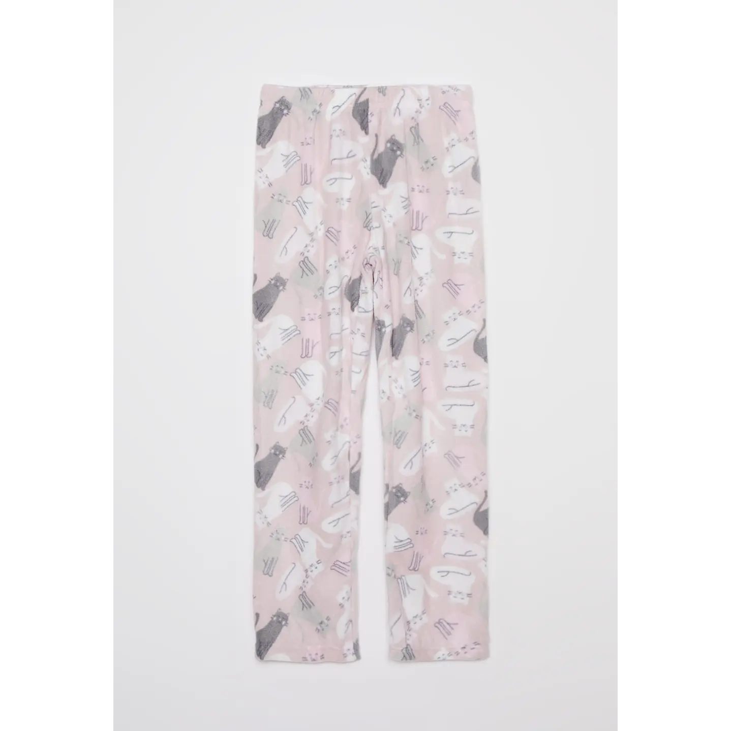 Pijama Polar Cat Mujer Rosado Familyshop 8
