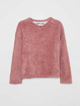 Pijama Waffle Mujer Rosado Familyshop