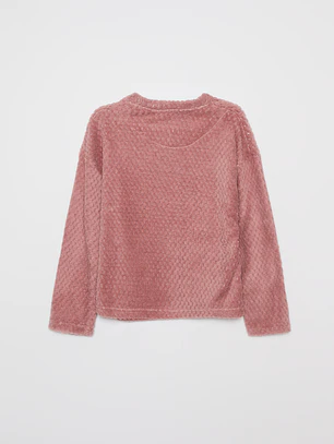 Pijama Waffle Mujer Rosado Familyshop