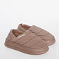 Pantufla Acolchada Mujer Café Familyshop - Miniatura 1