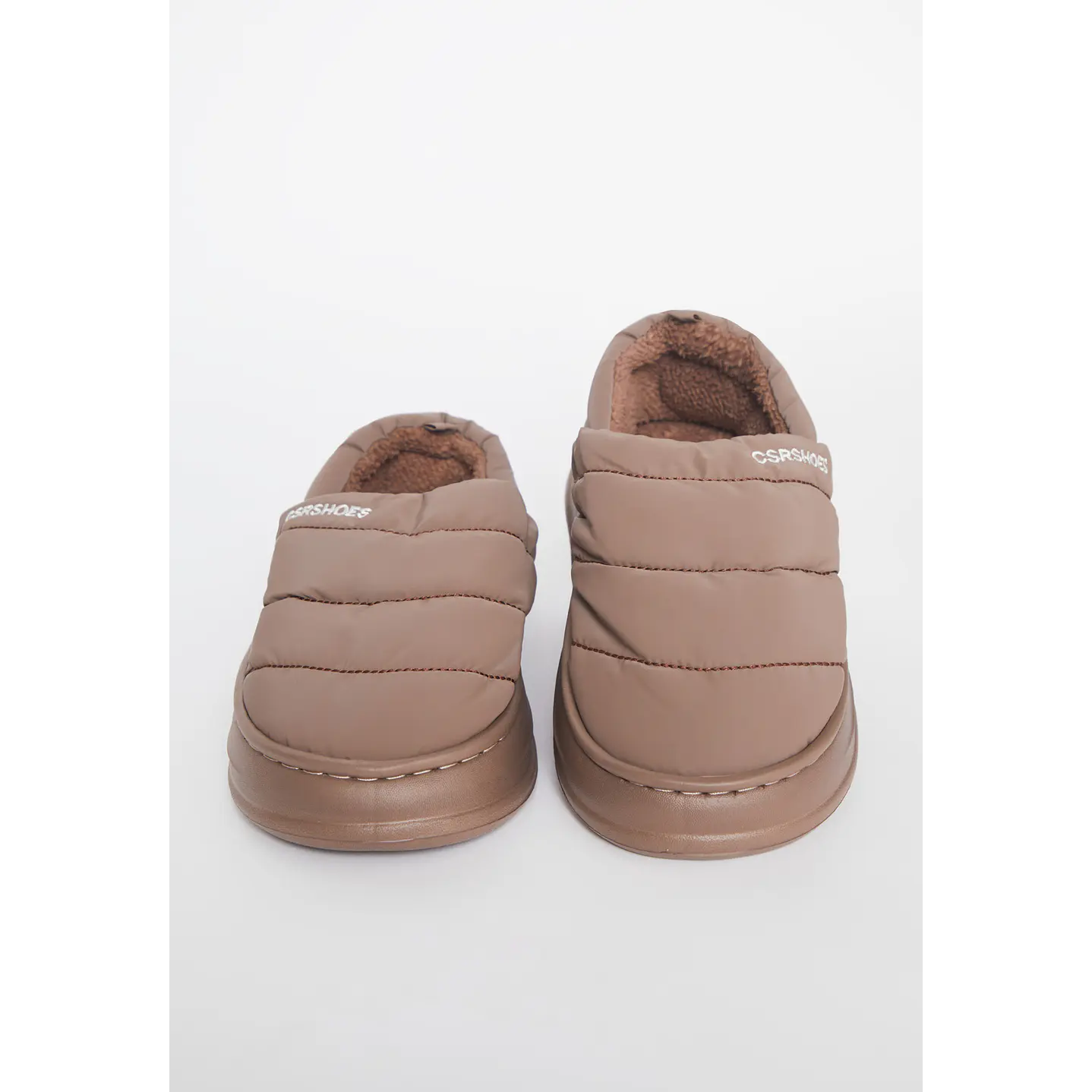 Pantufla Acolchada Mujer Café Familyshop 3