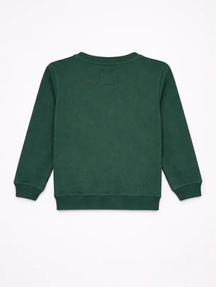 Polerón Frontal Niño Verde Familyshop