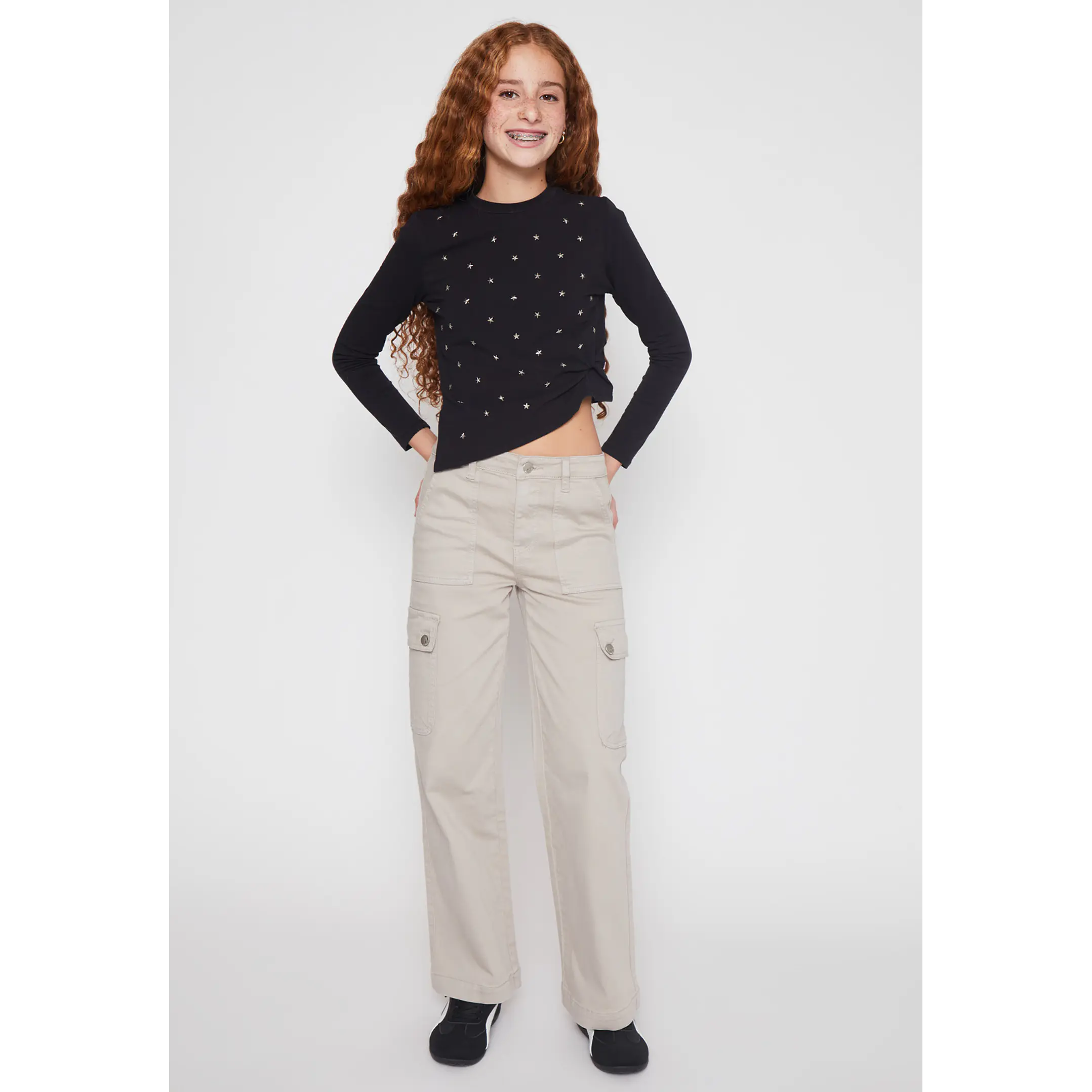 Pantalón Cargo Lola Beige Familyshop 4