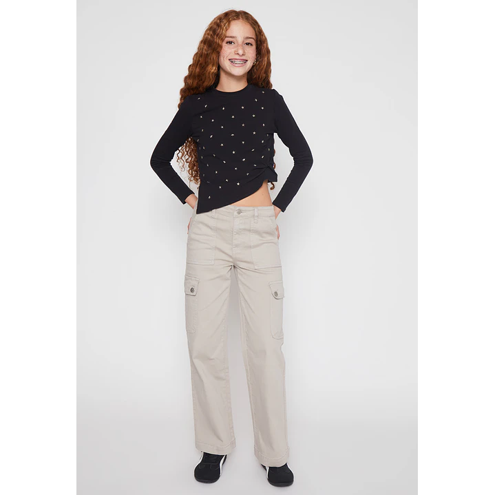 Pantalón Cargo Lola Beige Familyshop 4