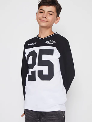 Polera Deportiva Lolo Negro Familyshop