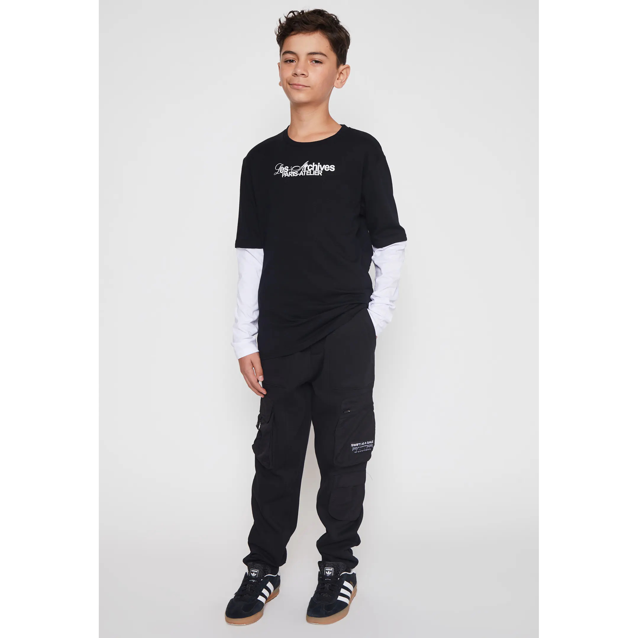 Pantalón Buzo Taslan Lolo Negro Familyshop 4