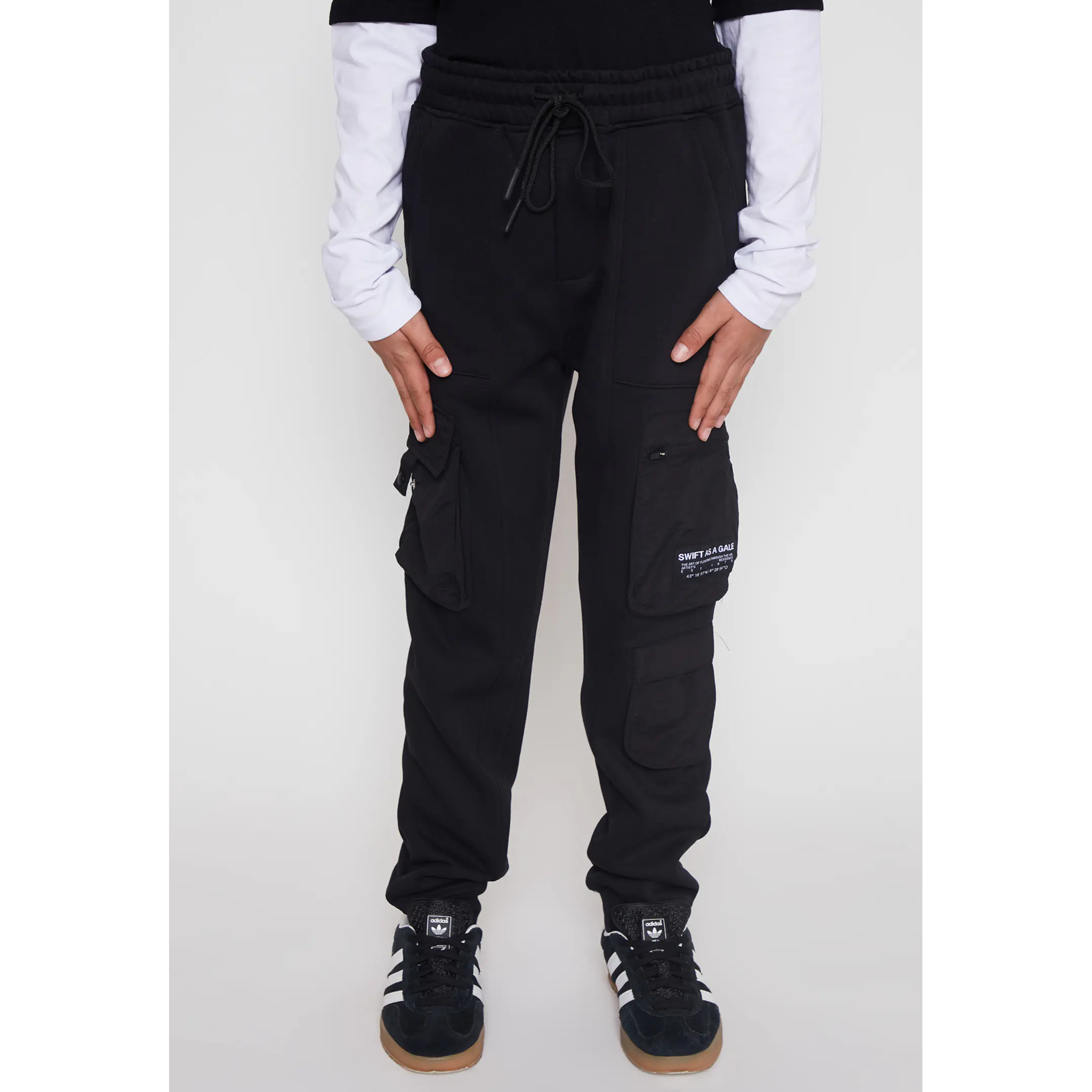 Pantalón Buzo Taslan Lolo Negro Familyshop 1