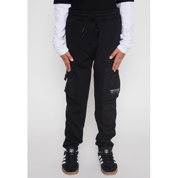 Pantalón Buzo Taslan Lolo Negro Familyshop 1