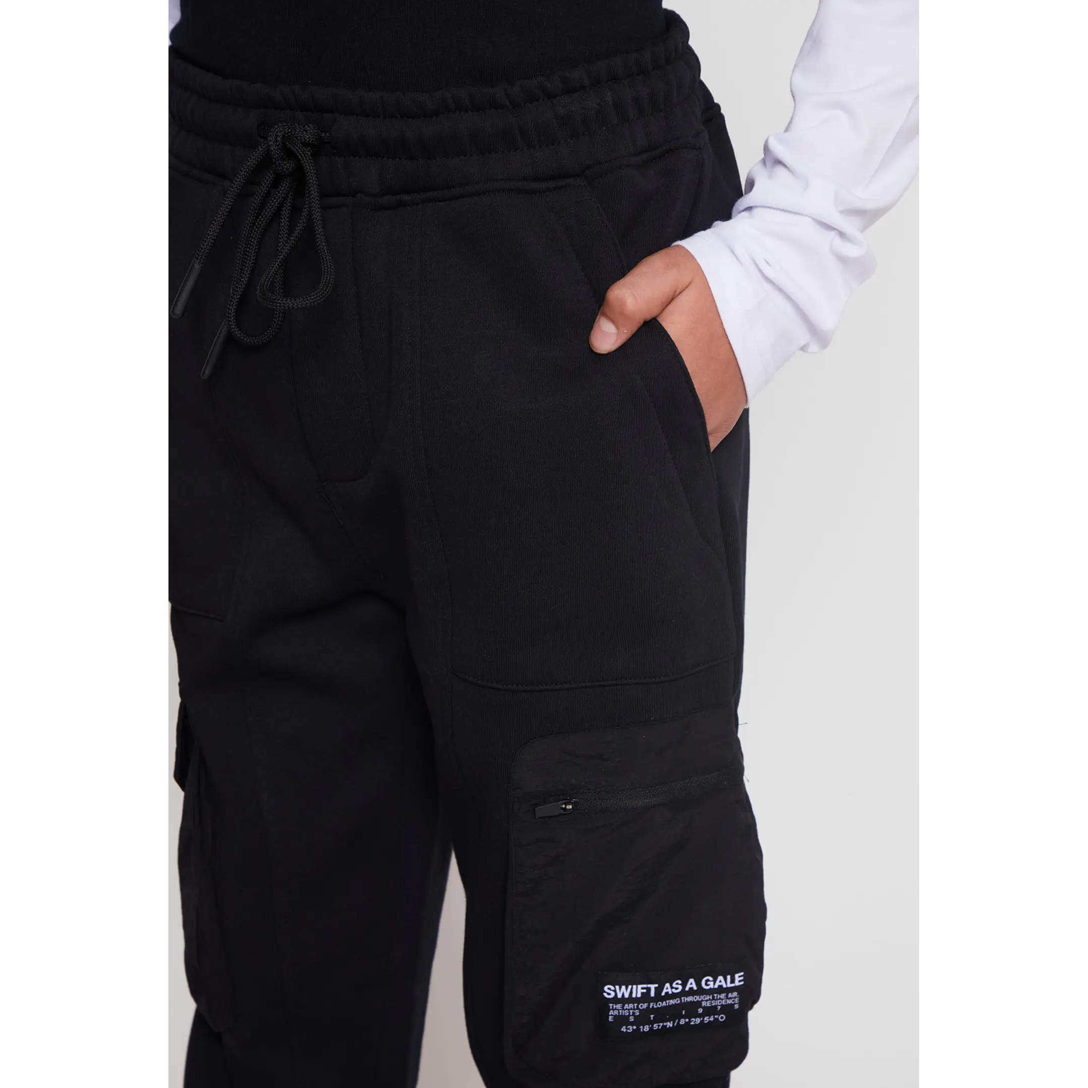 Pantalón Buzo Taslan Lolo Negro Familyshop 3