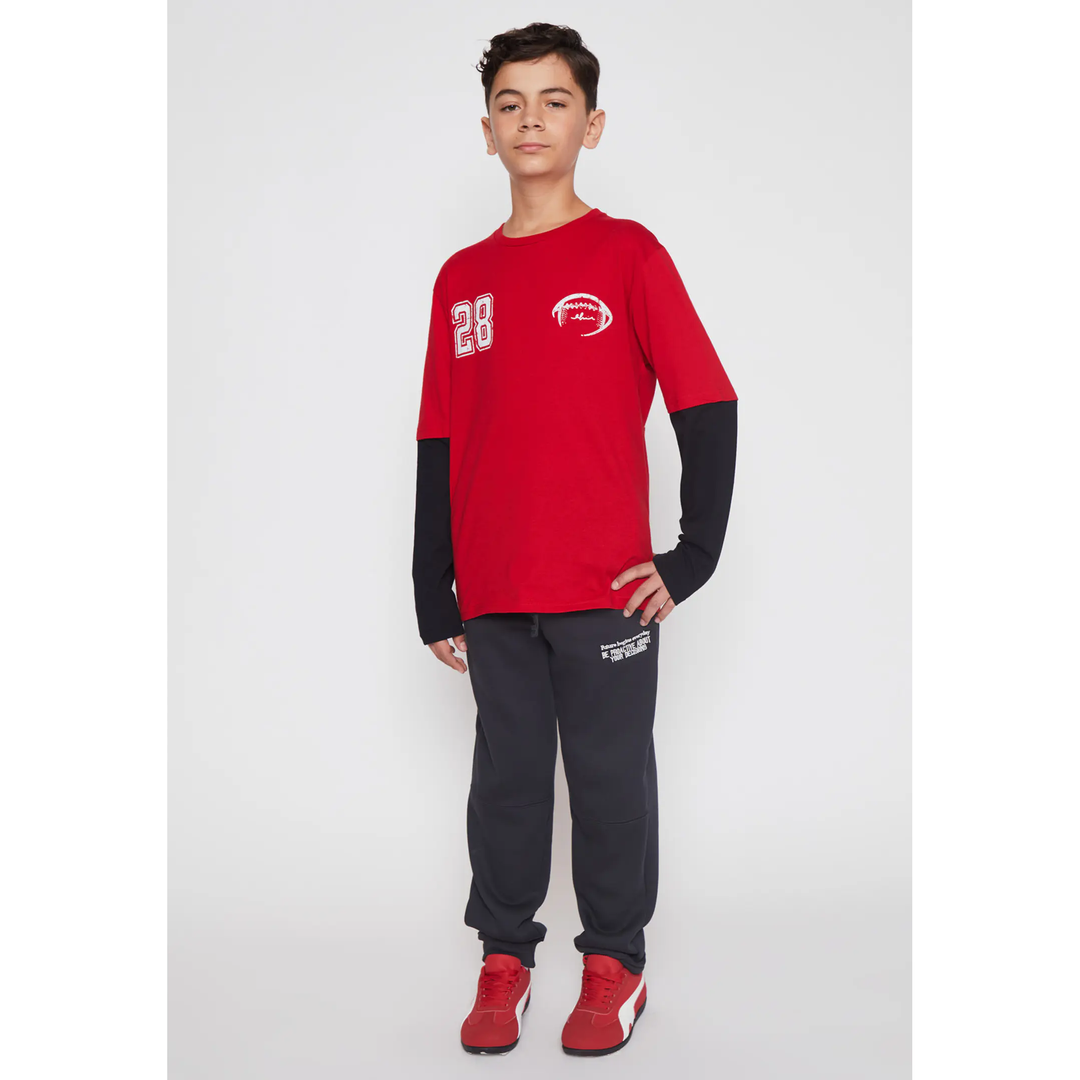 Polera Gothic Lolo Rojo Familyshop 4