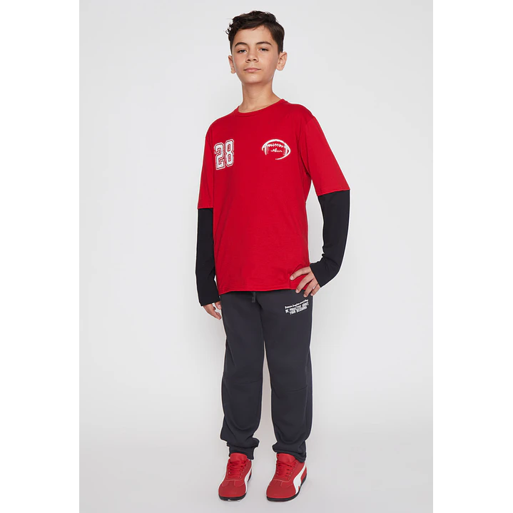 Polera Gothic Lolo Rojo Familyshop 4