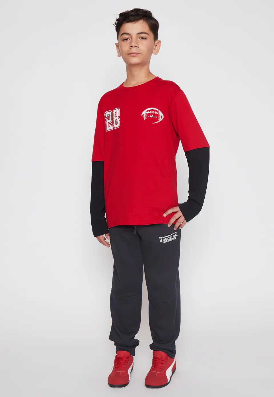 Polera Gothic Lolo Rojo Familyshop 4