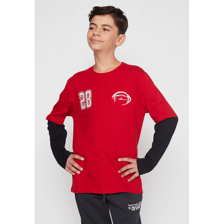 Polera Gothic Lolo Rojo Familyshop 1