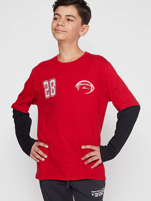 Polera Gothic Lolo Rojo Familyshop