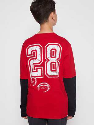 Polera Gothic Lolo Rojo Familyshop