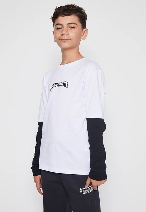 Polera Gothic Lolo Blanco Familyshop