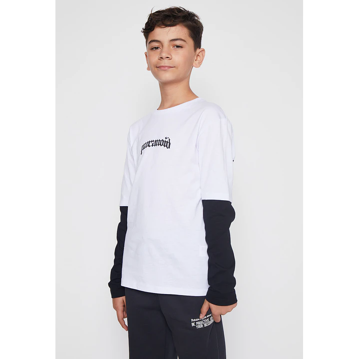 Polera Gothic Lolo Blanco Familyshop 1