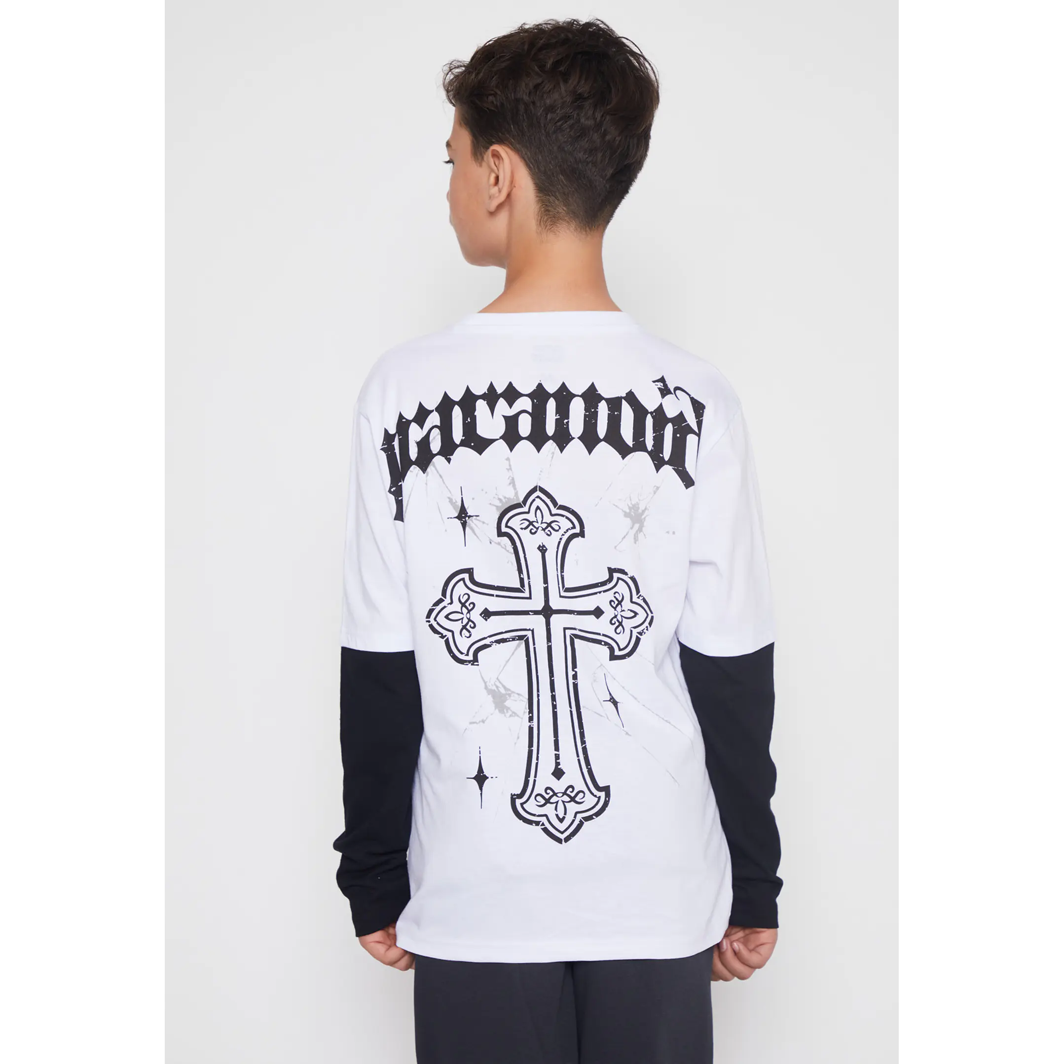 Polera Gothic Lolo Blanco Familyshop 2