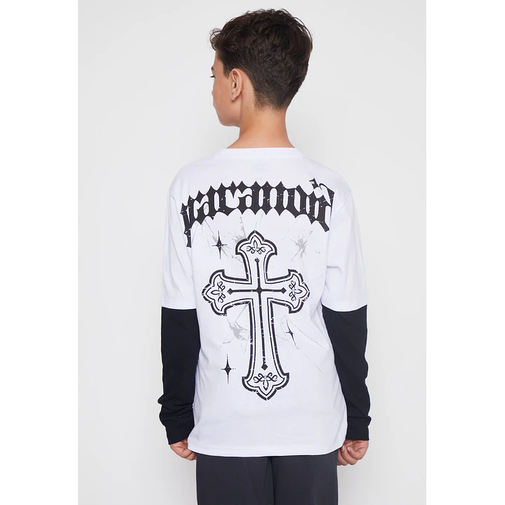 Polera Gothic Lolo Blanco Familyshop 2