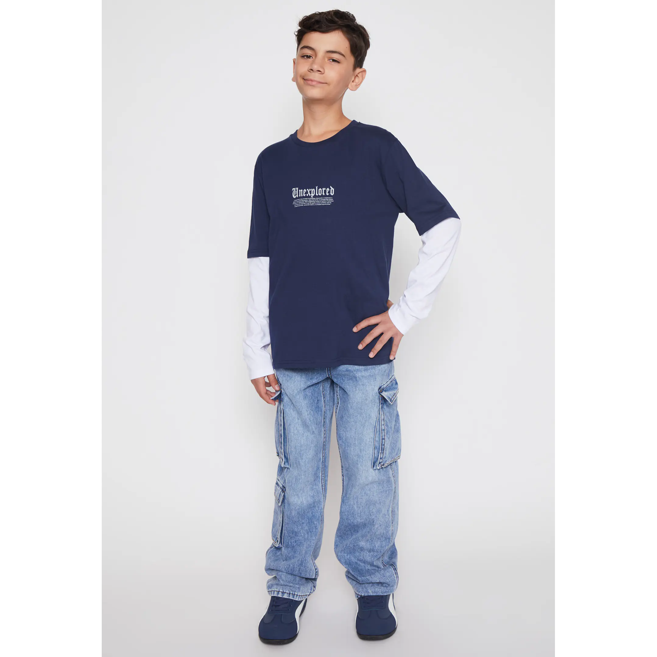 Polera Gothic Lolo Azul Familyshop 4