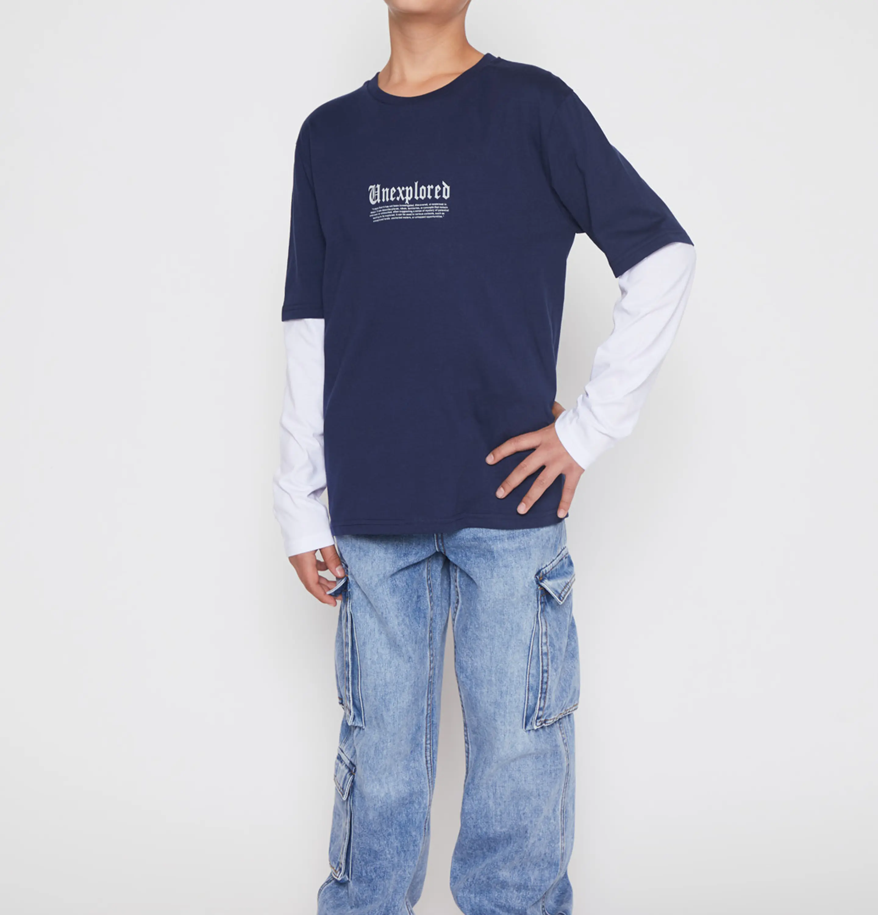 Polera Gothic Lolo Azul Familyshop 4