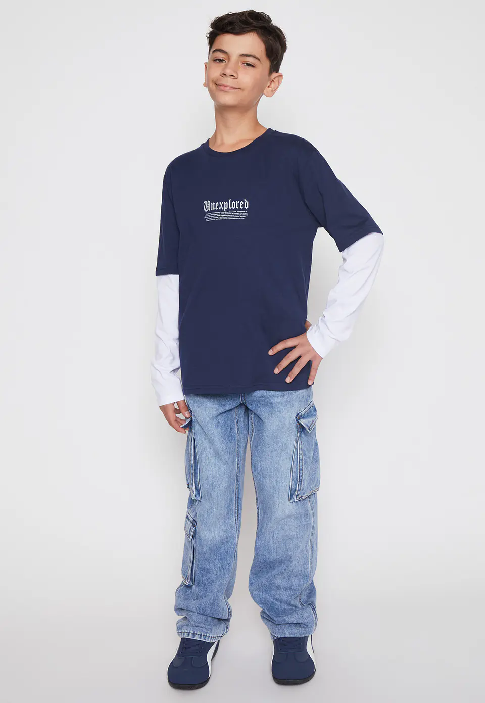 Polera Gothic Lolo Azul Familyshop 4