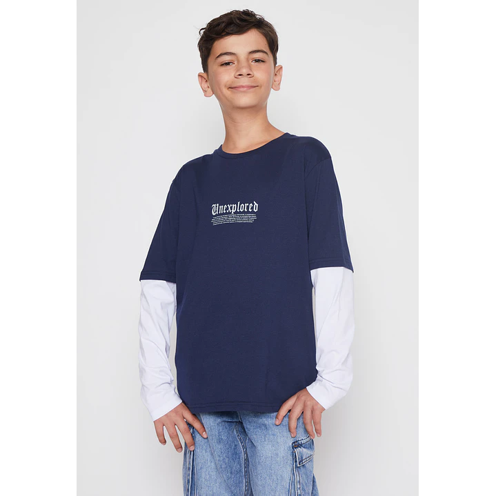 Polera Gothic Lolo Azul Familyshop 1