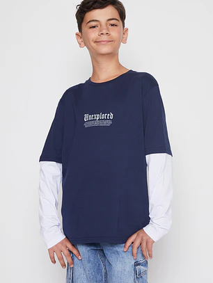 Polera Gothic Lolo Azul Familyshop