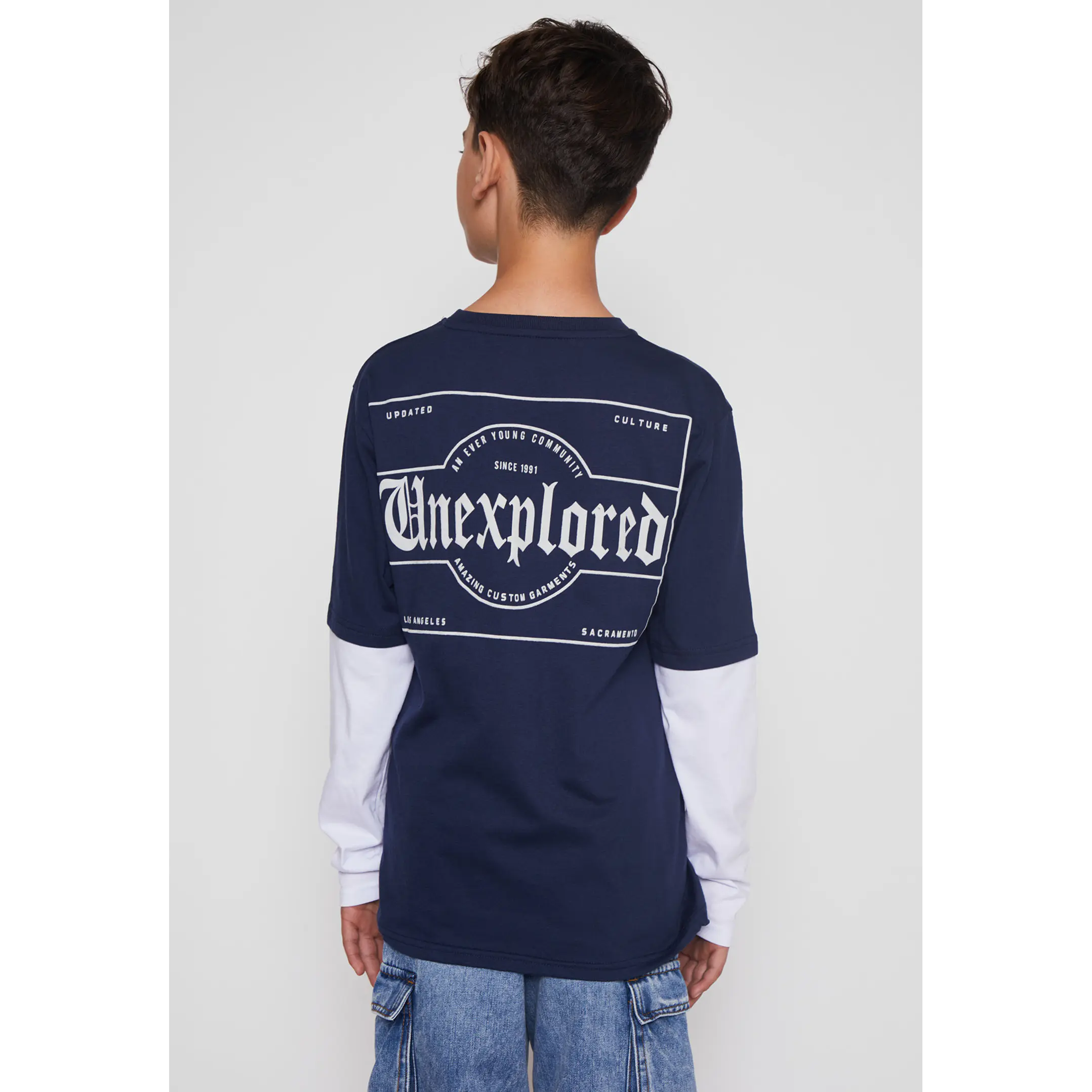 Polera Gothic Lolo Azul Familyshop 2