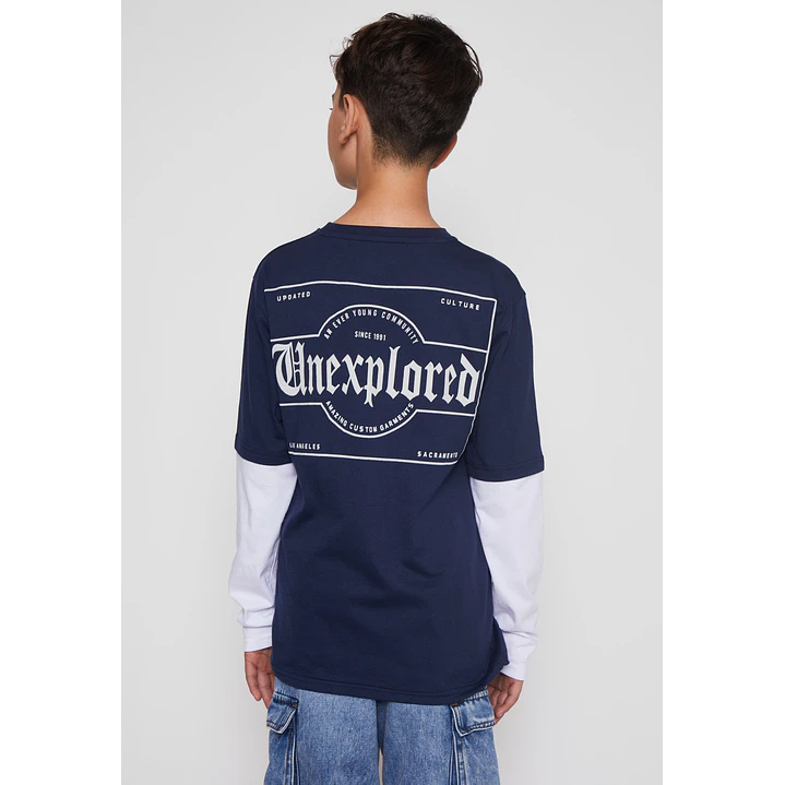 Polera Gothic Lolo Azul Familyshop 2