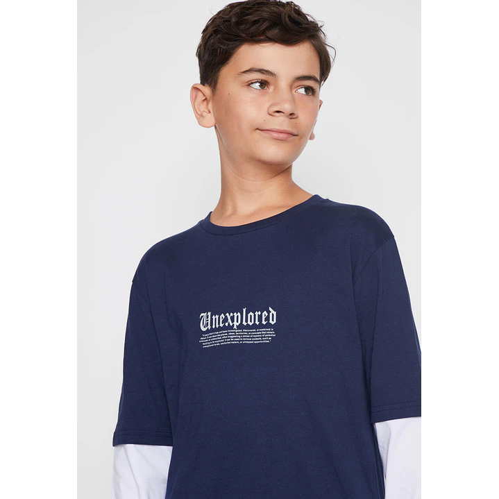 Polera Gothic Lolo Azul Familyshop 3