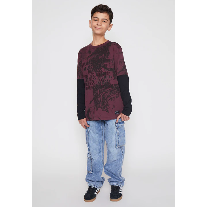 Polera Urban Lolo Burdeo Familyshop 1