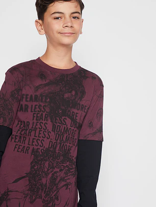 Polera Urban Lolo Burdeo Familyshop