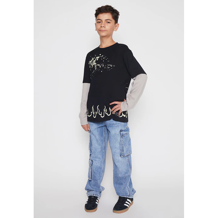 Polera Urban Lolo Negro Familyshop 4