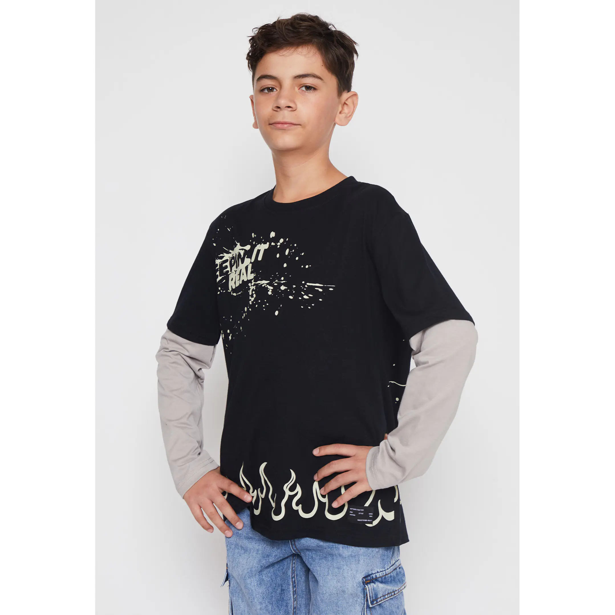 Polera Urban Lolo Negro Familyshop 1