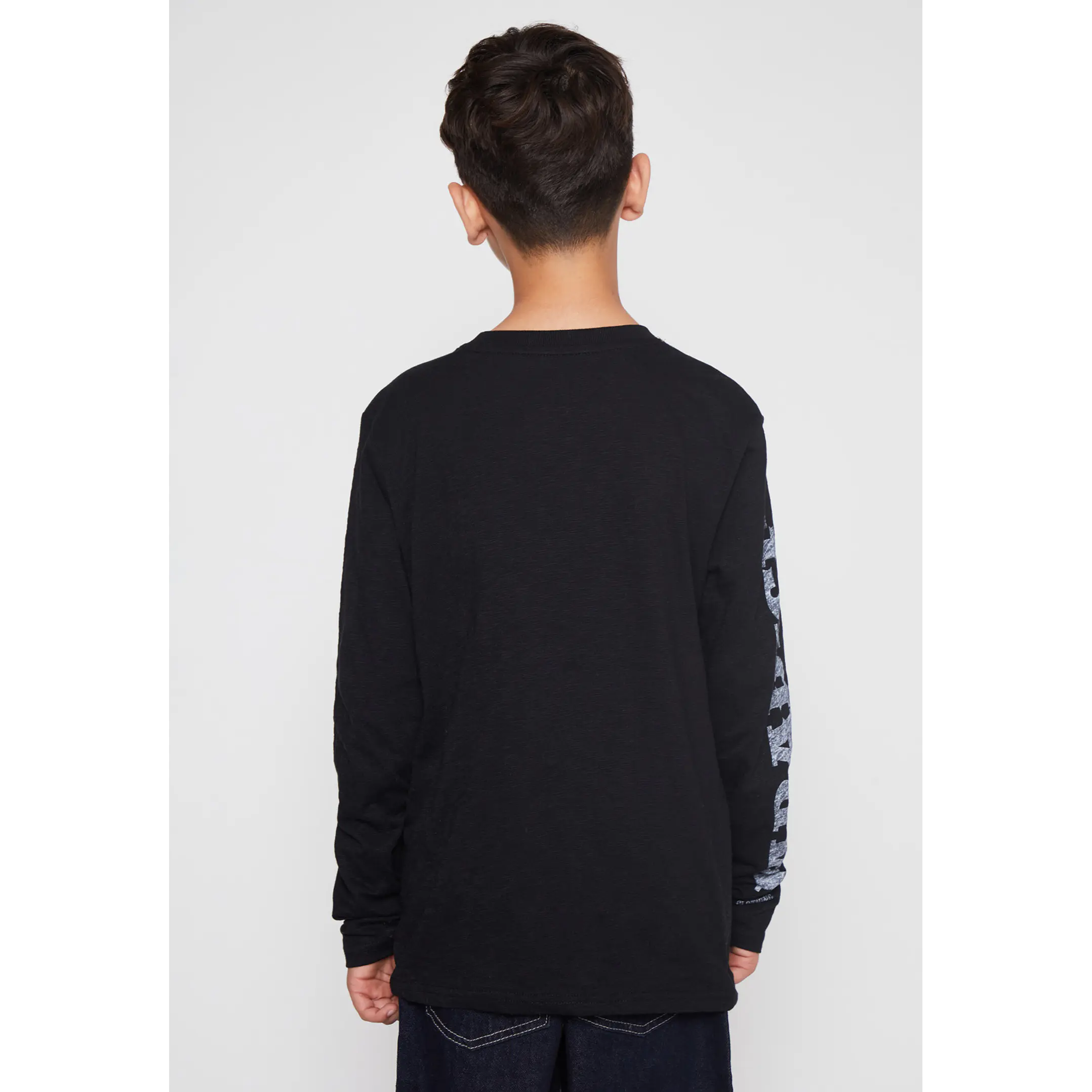 Polera Urban Manga Lolo Negro Familyshop 2