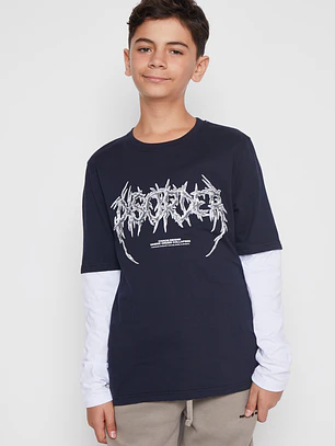 Polera Metal Lolo Azul Familyshop