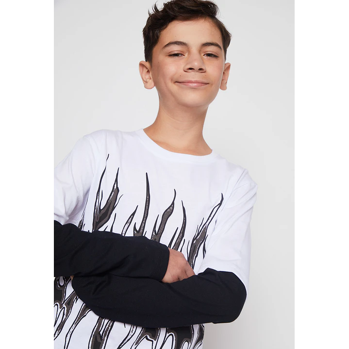 Polera Metal Lolo Blanco Familyshop 3