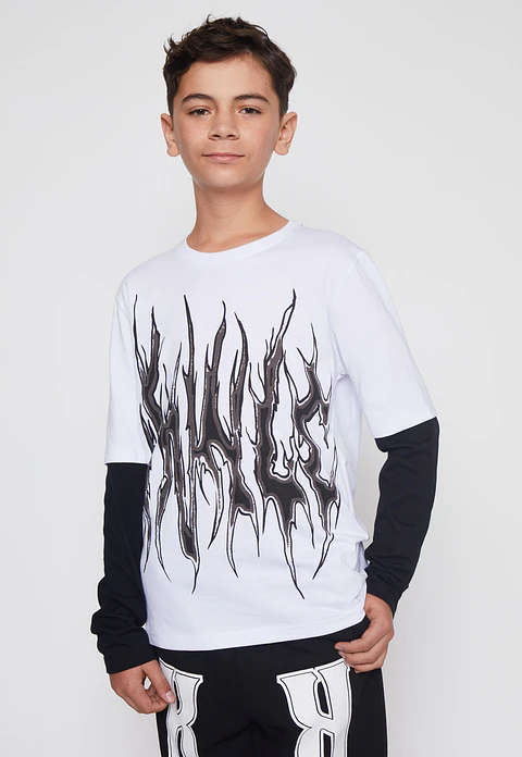 Polera Metal Lolo Blanco Familyshop