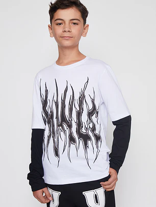 Polera Metal Lolo Blanco Familyshop