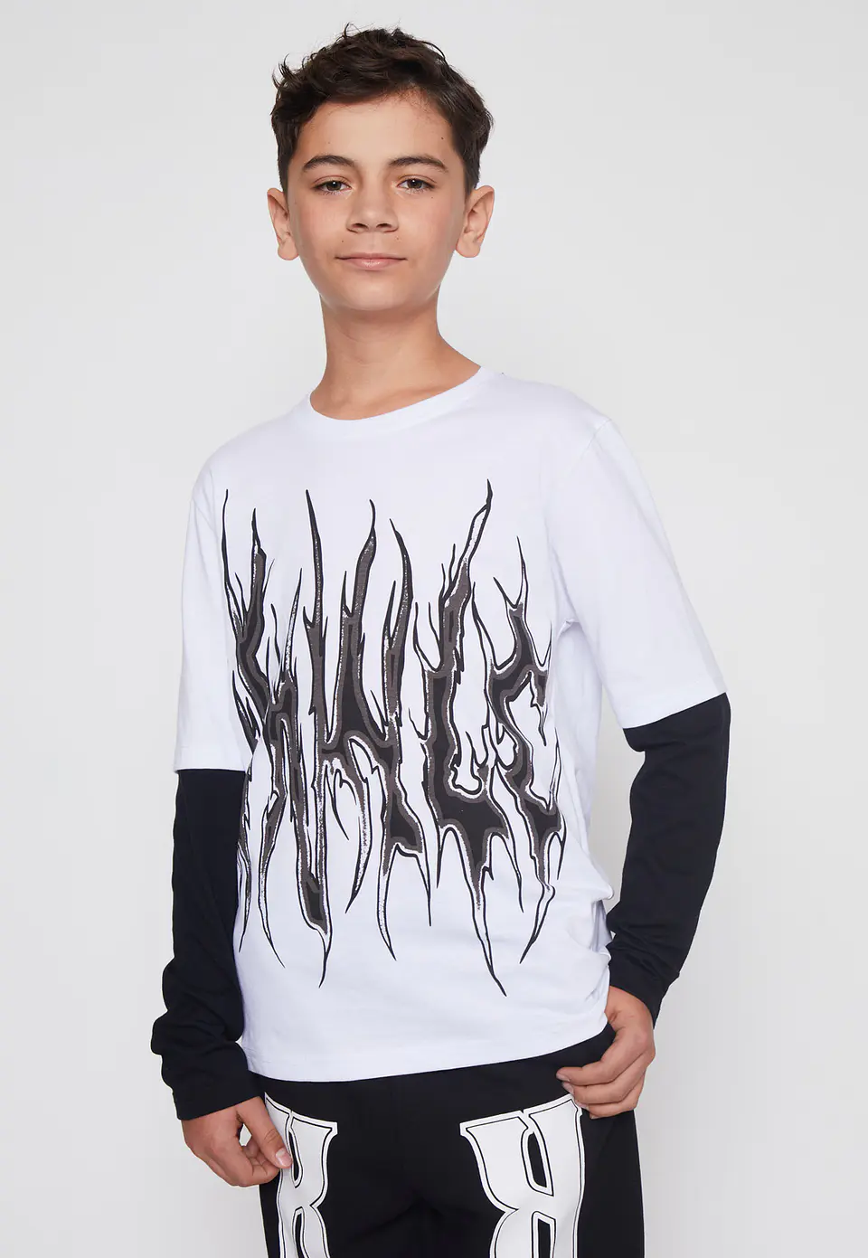 Polera Metal Lolo Blanco Familyshop 1