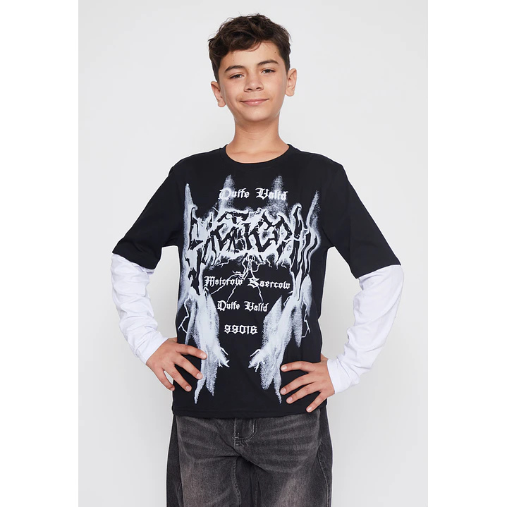 Polera Metal Lolo Negro Familyshop 1